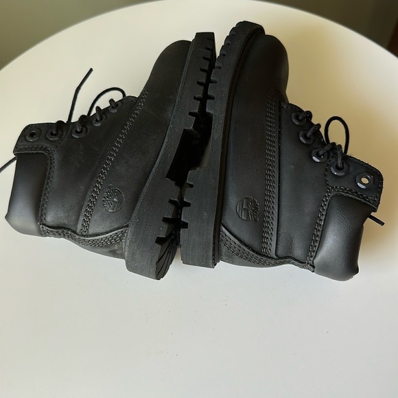 Timberland Classic 5 Eye Lace Up Boots Leather Waterproof Primaloft Toddler 7 - Picture 5 of 12